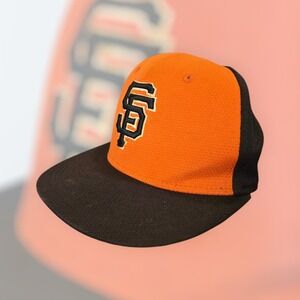 OC Sports Youth San Francisco Giants Hat Black Orang Snapback OSFA Team MLB Kids